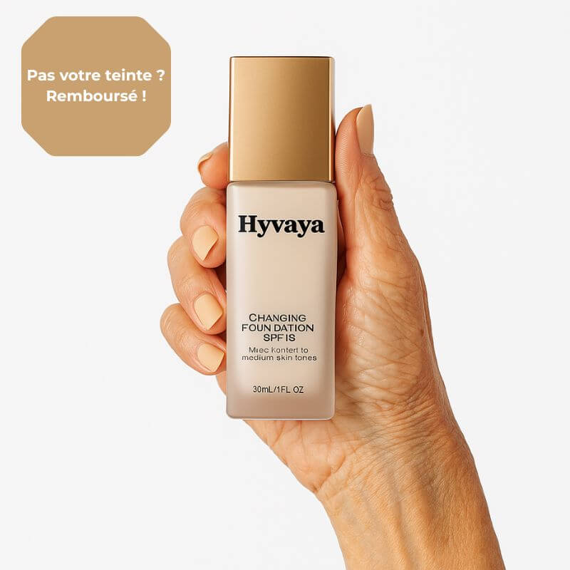 Hyvaya® Fond de Teint Anti-Age Adaptatif™