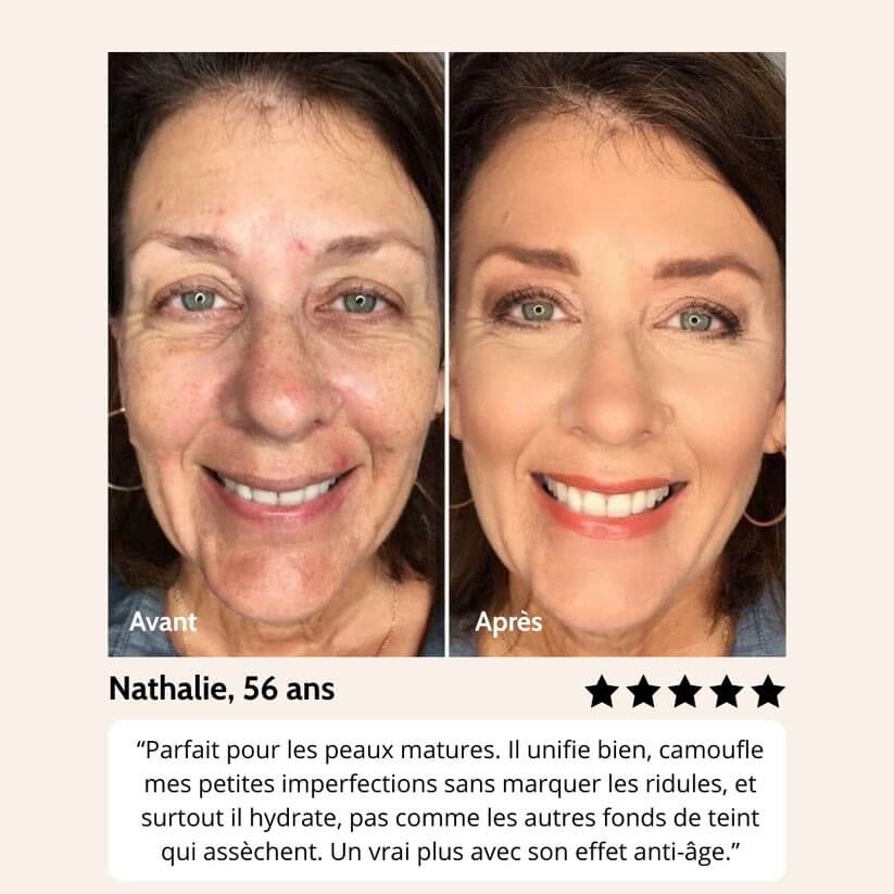 Hyvaya® Fond de Teint Anti-Age Adaptatif™